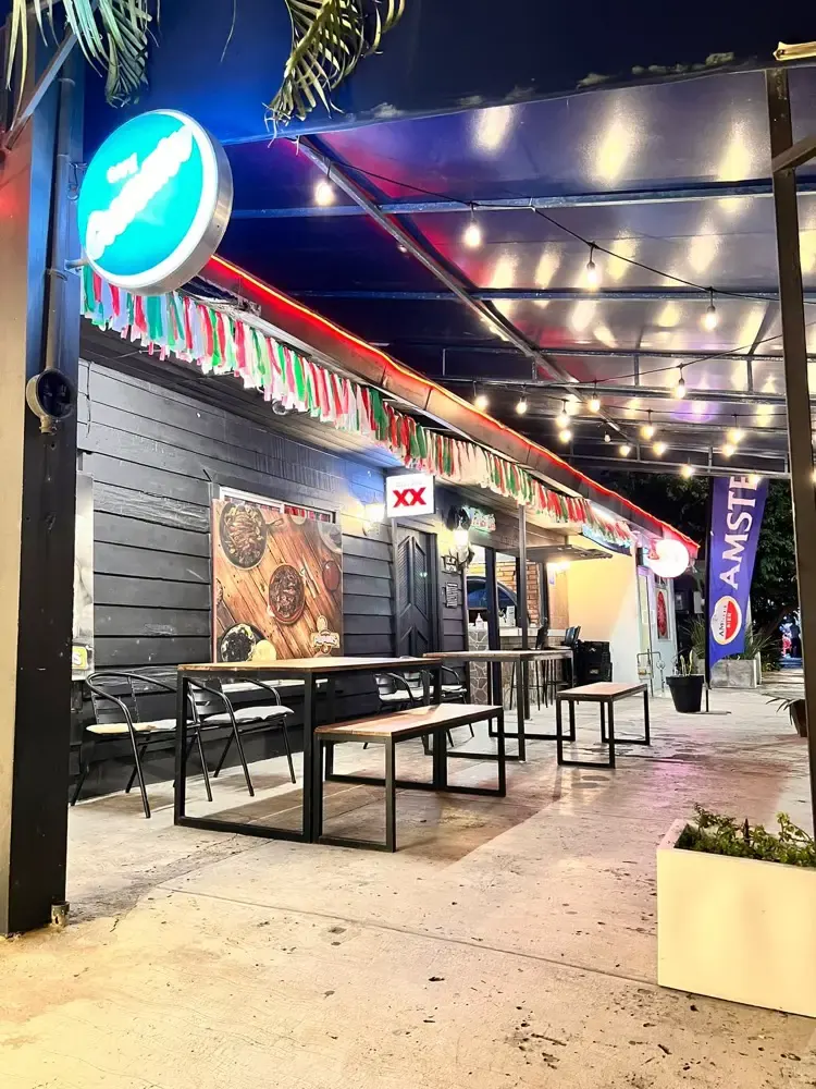 Terraza de noche